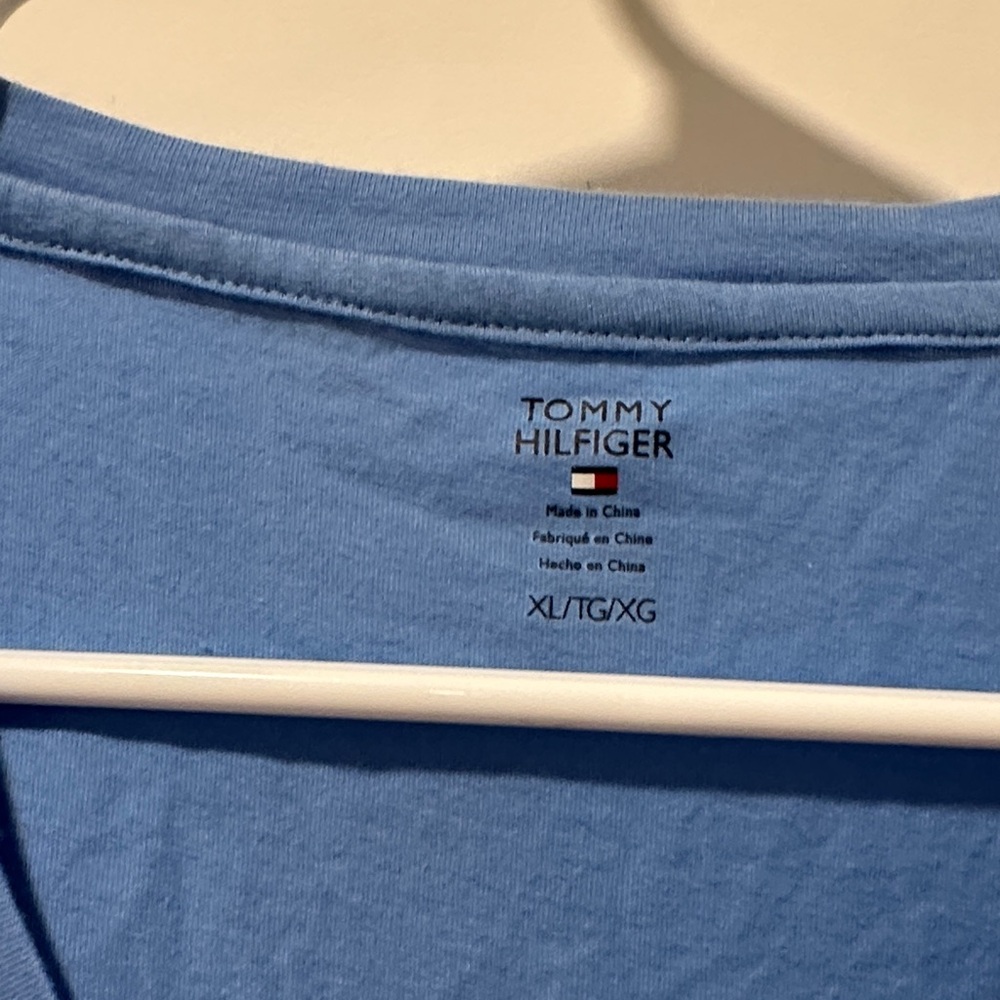 Tommy Hilfiger Light Blue Crew Neck Tee